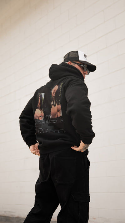 BLOCK OUT HOODIE BLACK